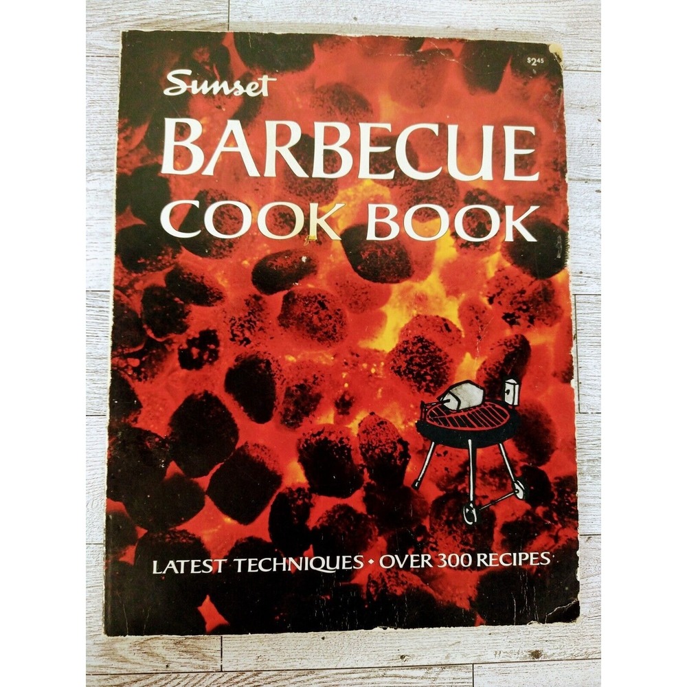 Sunset‎ Barbecue Cook Book - Vtg 1974 - Paperback BBQ Cookbook Recipes